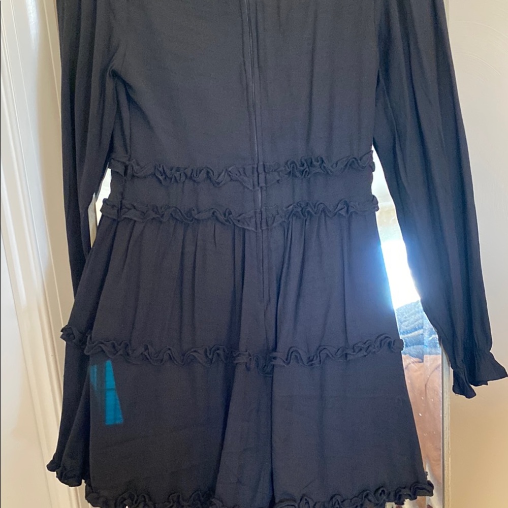 Altar’d State Black Ruffle Dress - Picture 6 of 8